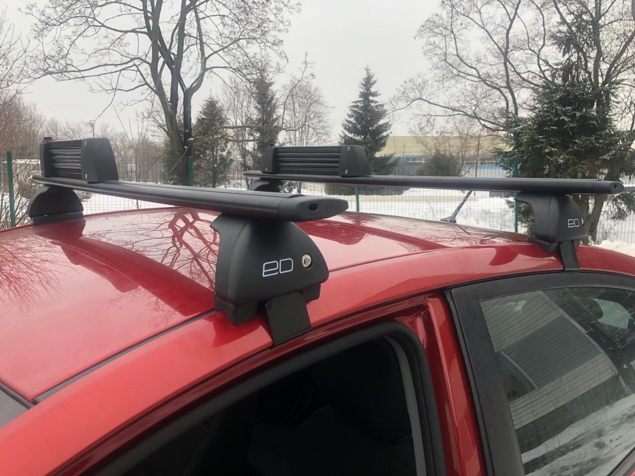Багажник на гладкую крышу Kia Rio — Евродеталь на DRIVE2