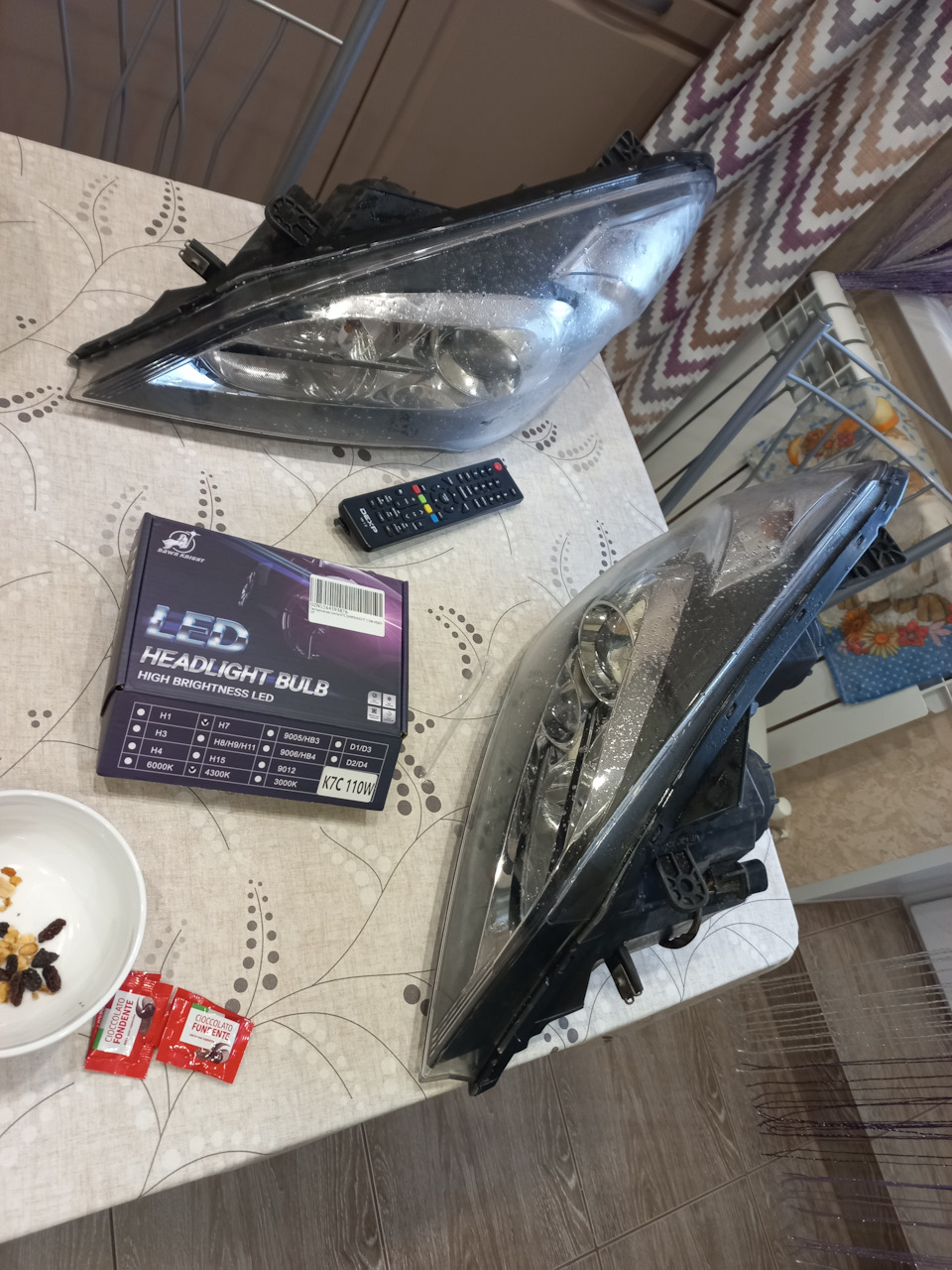 Замена ламп ближнего света на led. — KIA Ceed (1G), 1,4 л, 2010 года ...