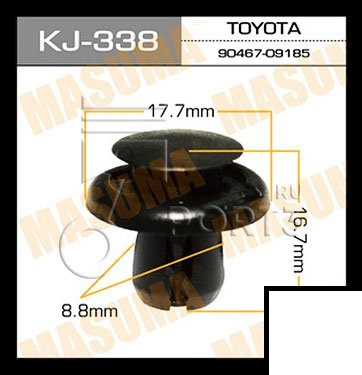 Запчасти на фото: KJ338, 9046709185. Фото в бортжурнале Toyota Land Cruiser Prado 120-series