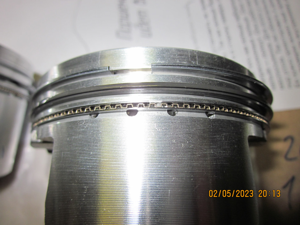 Новые поршни в сборе с новыми кольцами и новыми пальцами — Lada Vesta SW (1G)