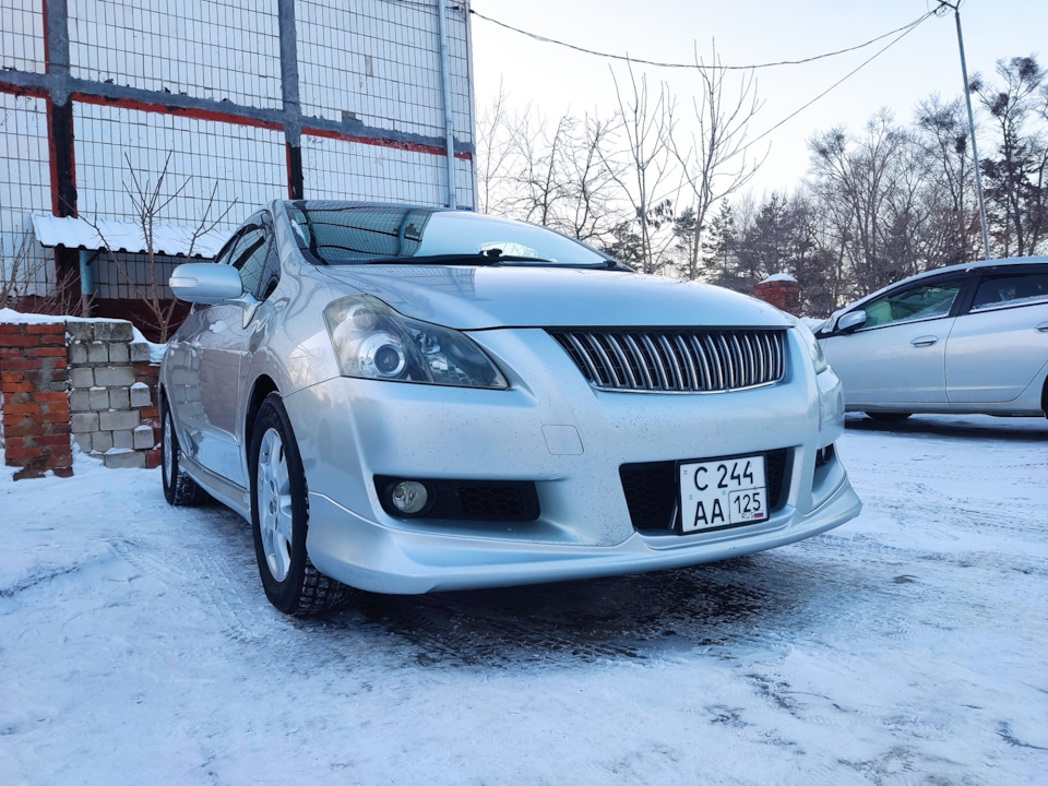 Силиконовая рамка для гос.номера😁 — Toyota Blade, 2,4 л, 2009 года ...