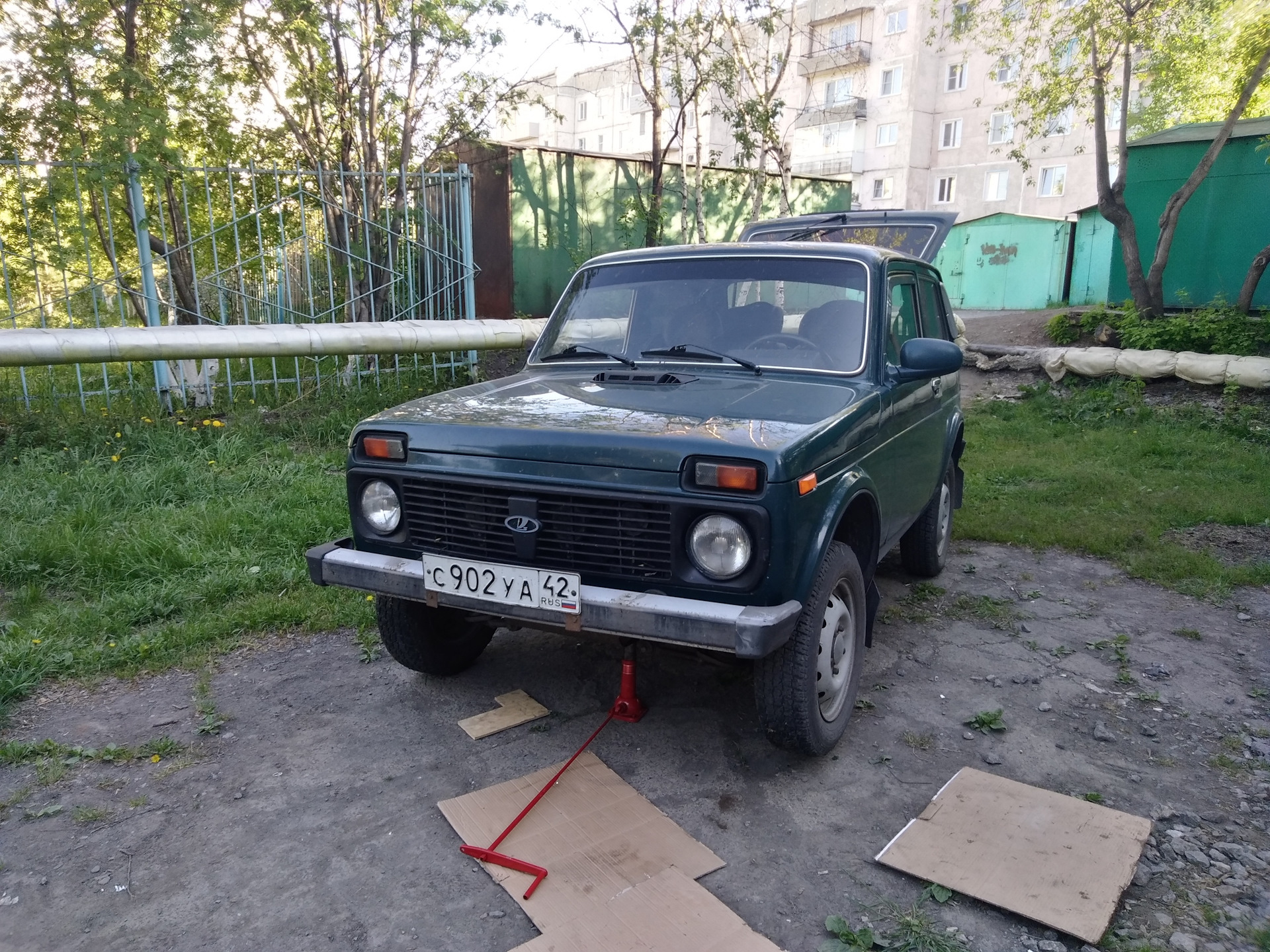 2. Дикая вибрация или как нива превратилась в девятку ч.1 — Lada 4x4 3D,  1,7 л, 2008 года | своими руками | DRIVE2