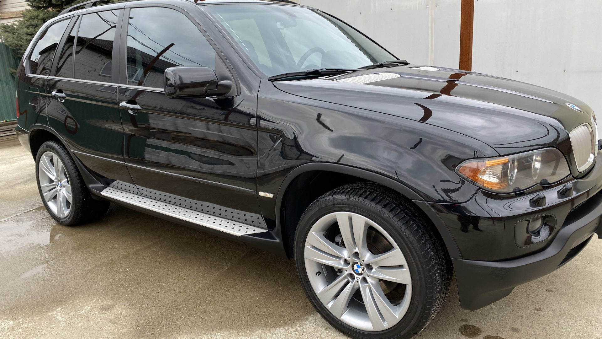 Покрытие кузова Е53 жидким полимером Grass — BMW X5 (E53), 3 л, 2004 ...