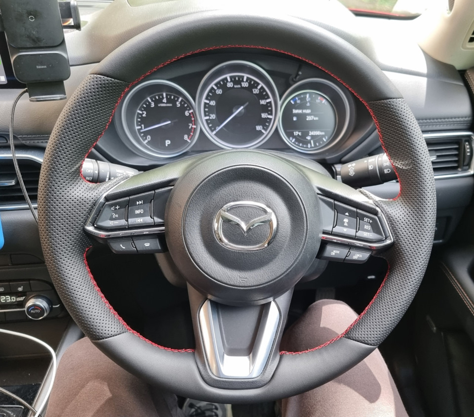 Перешил руль — Mazda CX-5 (2G), 2,5 л, 2018 года | стайлинг | DRIVE2