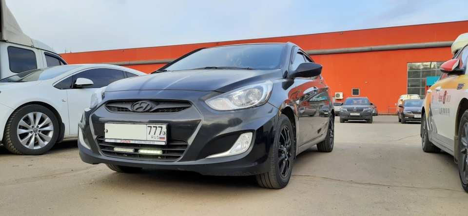 Диски и шины…=) R16 — Hyundai Solaris (1G), 1,6 л, 2013 года | колёсные ...