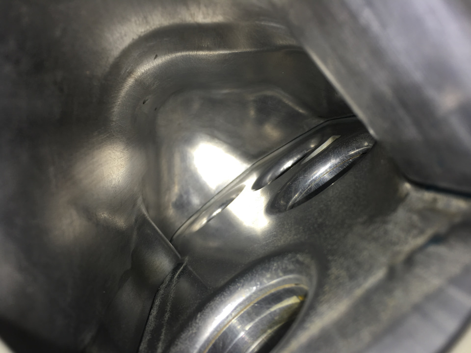 Чистка и полировка впускного коллектора, установка маслоуловителя ...