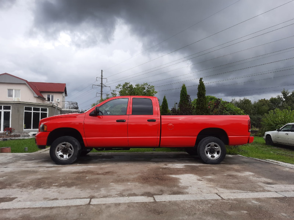Проставки под передние пружины 3 дюйма — Dodge Ram, 5,7 л, 2004 года ...