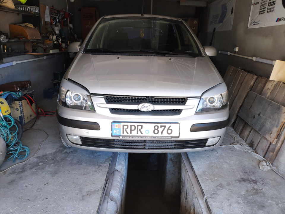 Полировка фар, проводка — Hyundai Getz, 1,3 л, 2004 года | своими ...
