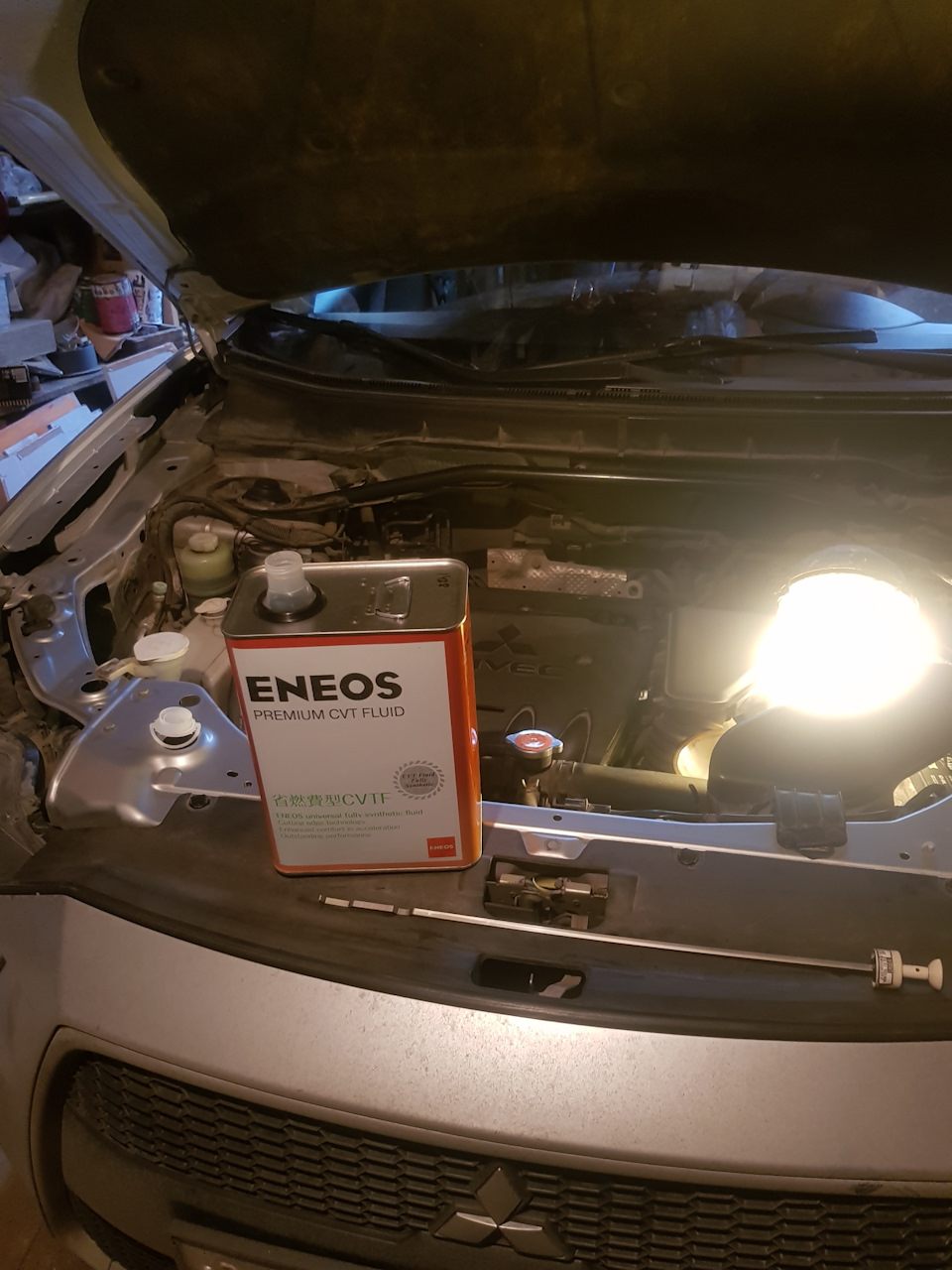 3-я замена масла в вариаторе — Mitsubishi Outlander XL, 2 л, 2011 года ...