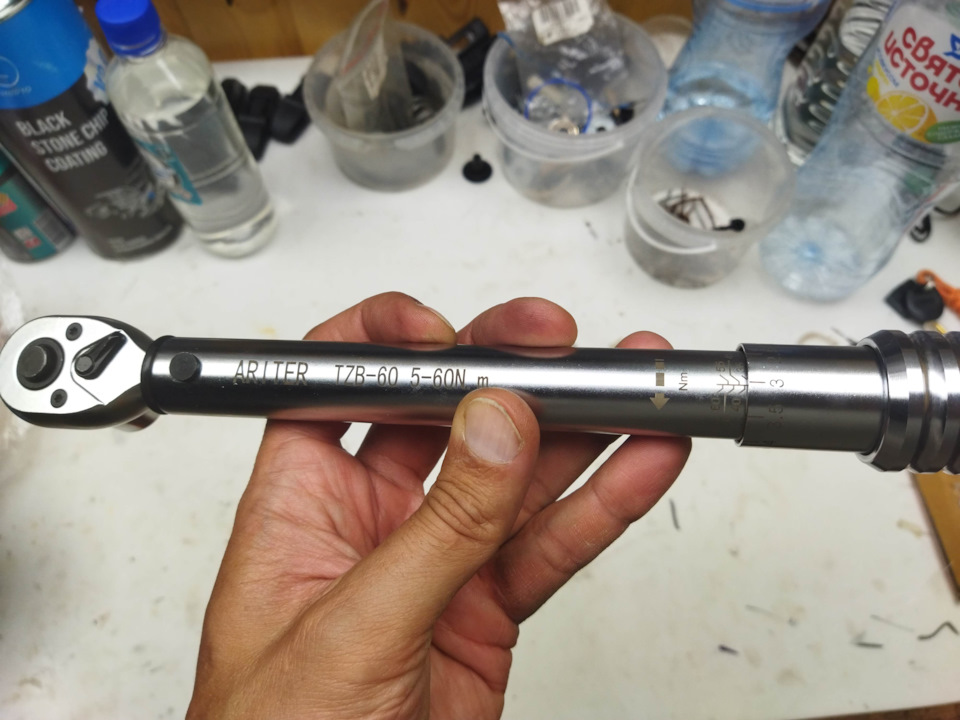 Динамометрический ключ для ГРМ Гранты с кондиционером. — Lada Гранта, 1 ...