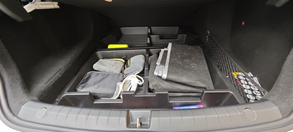 всё что было в багажнике, теперь под полом — BYD Chazor DM-i