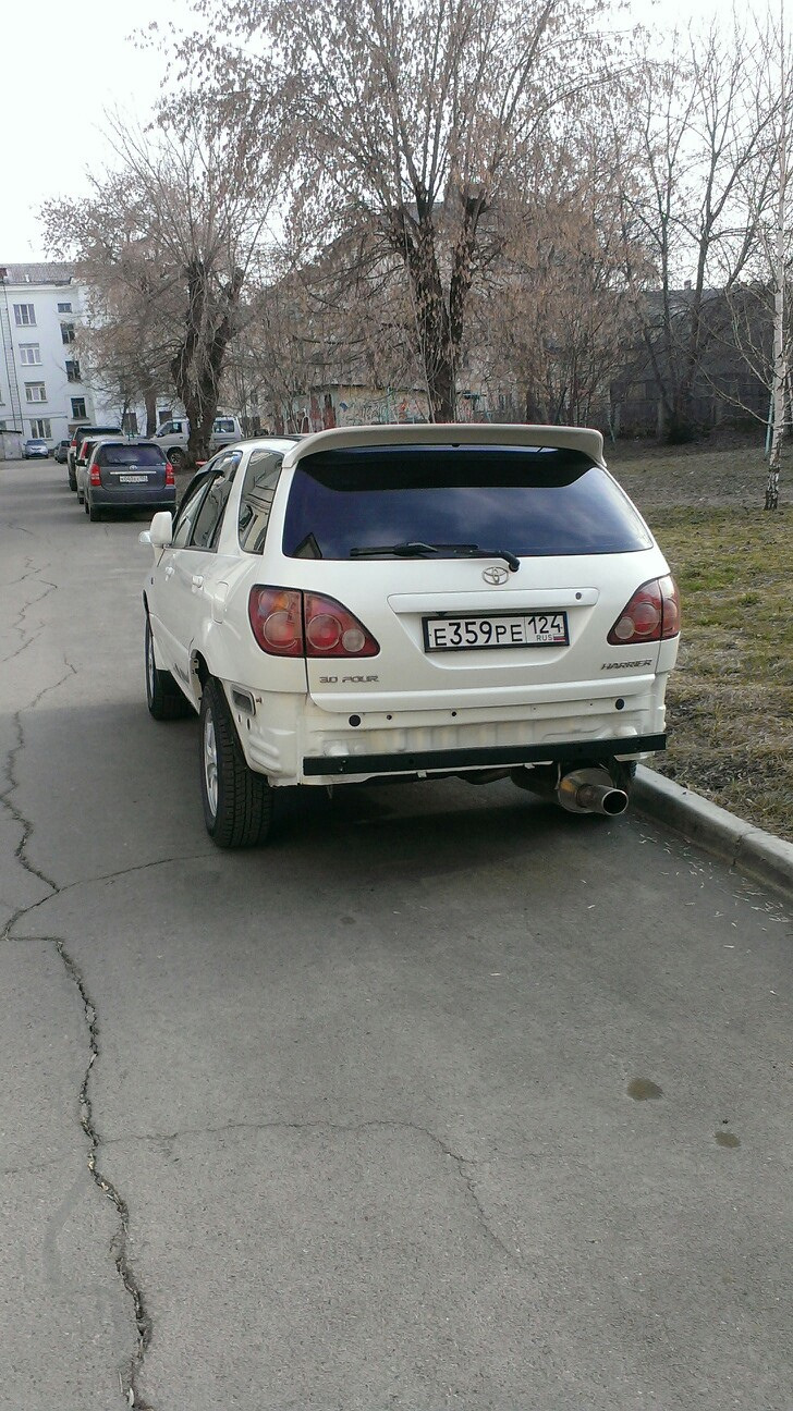 Красим бампер и обвесы)) жду жду жду)) — Toyota Harrier (1G), 3 л, 1999 ...