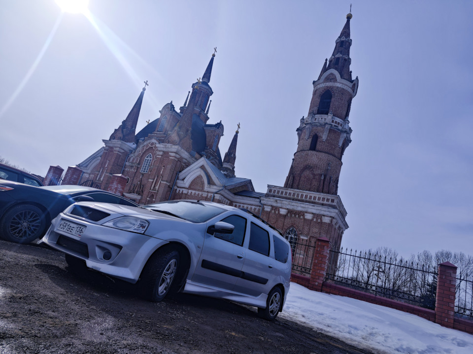 92 — Поездка по Липецкой области. — Lada Ларгус, 1,6 л, 2014 года ...
