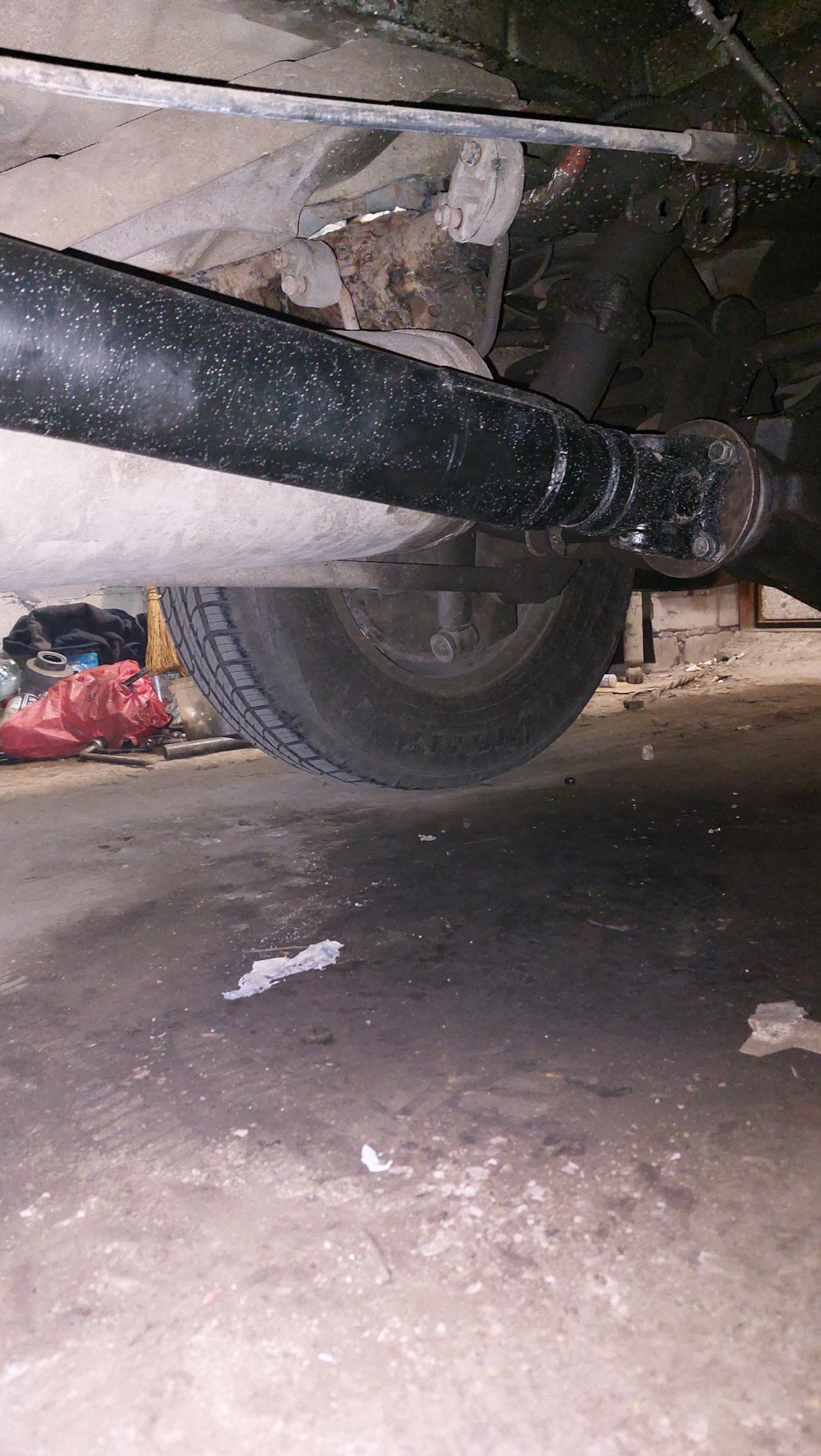 Установка заднего кардана от прадо 120. — Toyota Land Cruiser Prado 90 ...