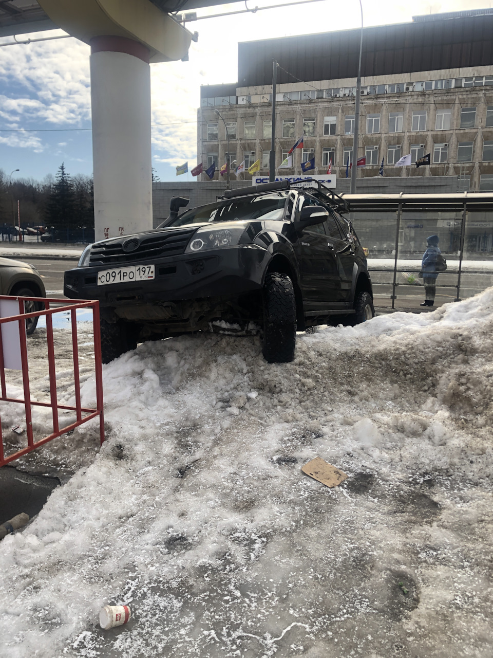 Парковка по джиперски)) — Great Wall Hover, 2 л, 2011 года | тест-драйв |  DRIVE2