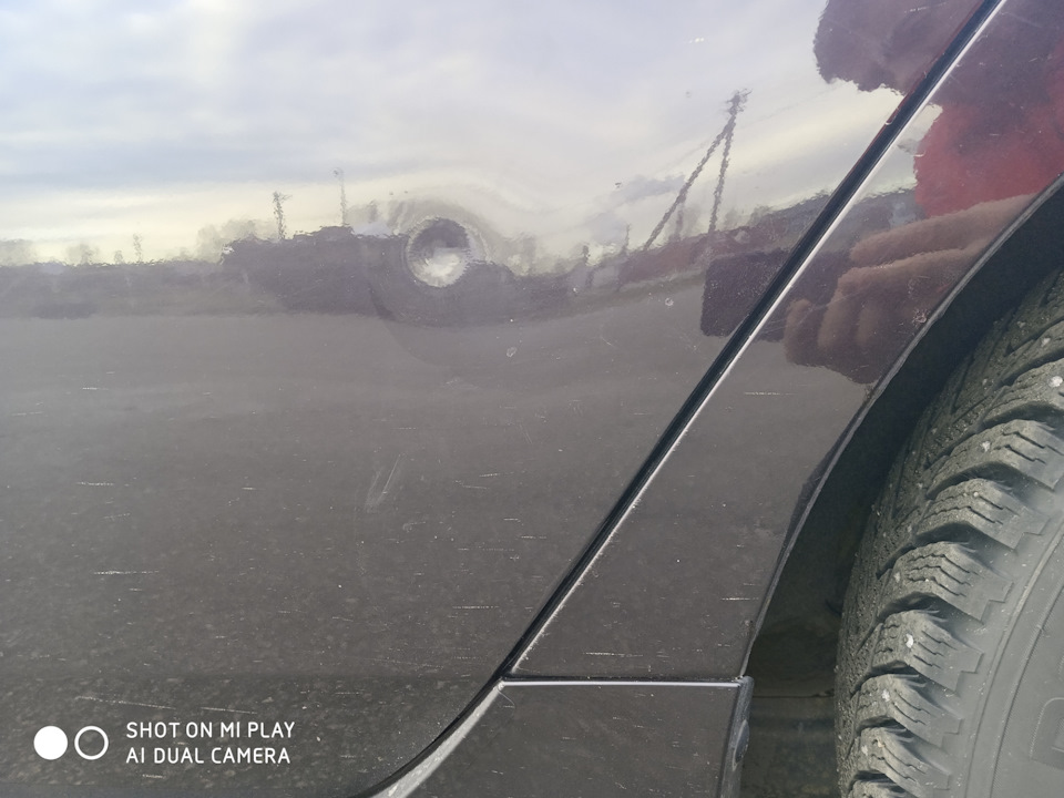 Удаление вмятины без покраски — Mazda 6 (2G) GH, 2 л, 2008 года ...