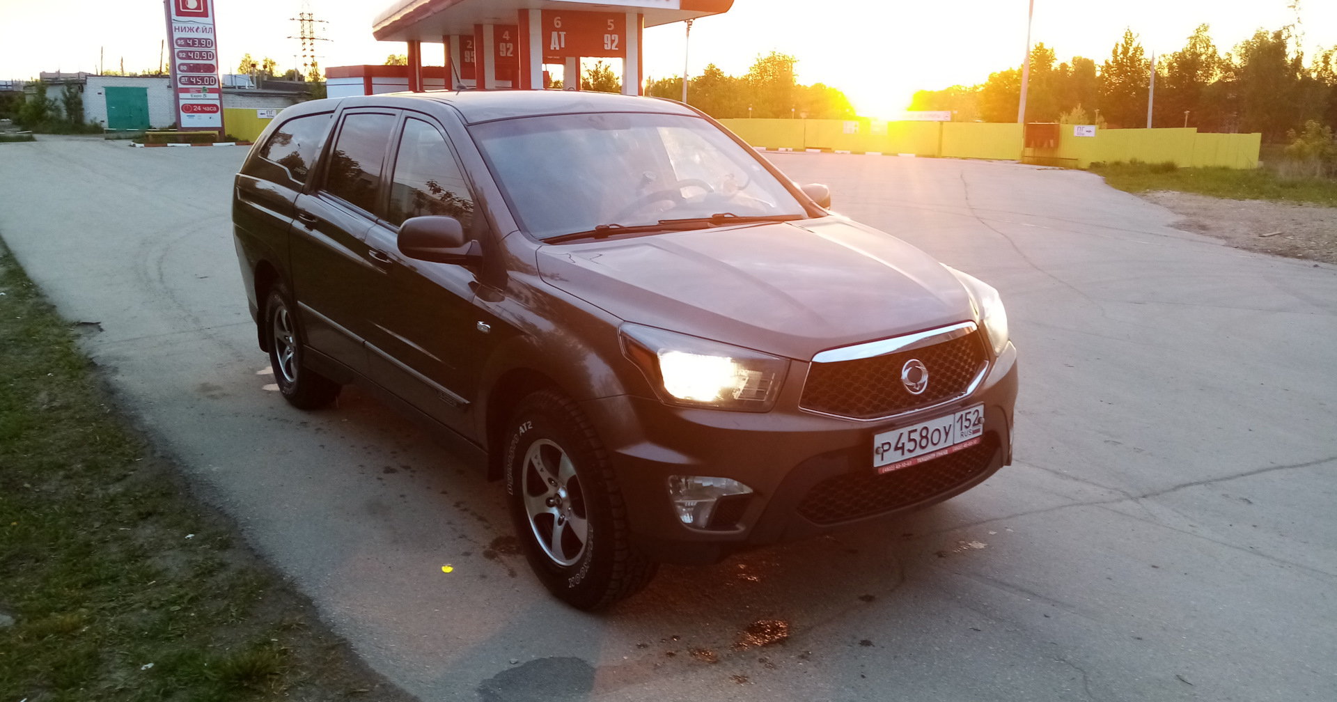 Ssangyong actyon расход