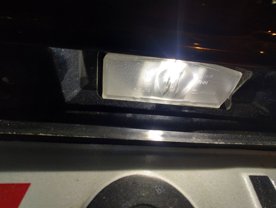 Оригинальная LED подсветка номера UPD3 — Toyota Prius (20), 1,5 л, 2008 ...