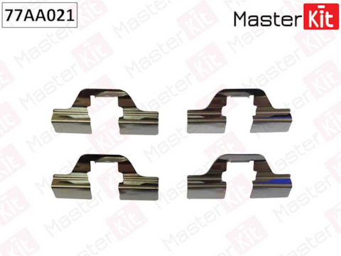 77AA021 Комплект установочный тормозных колодок MasterKit | Запчасти на ...