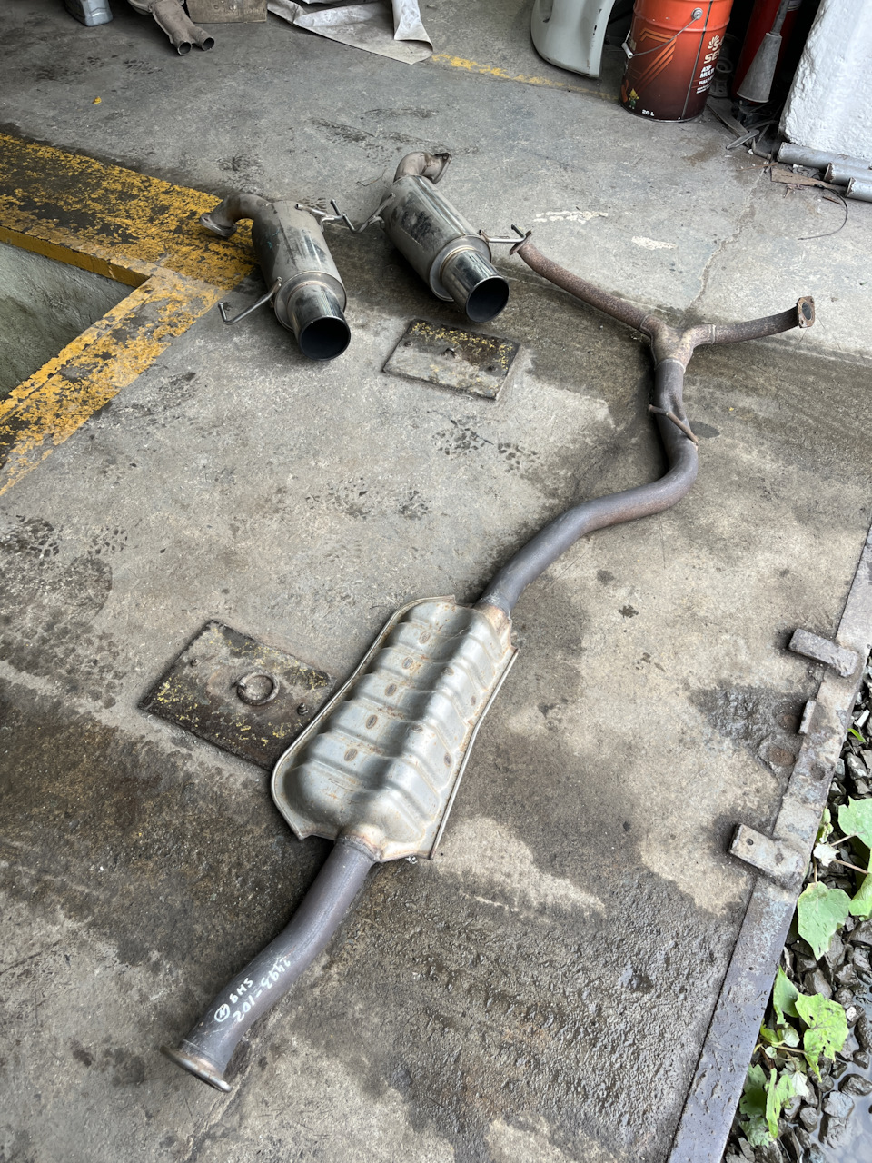 Правильный выхлоп HKS Silent Hi Power — Subaru Forester (SH), 2,5 л ...