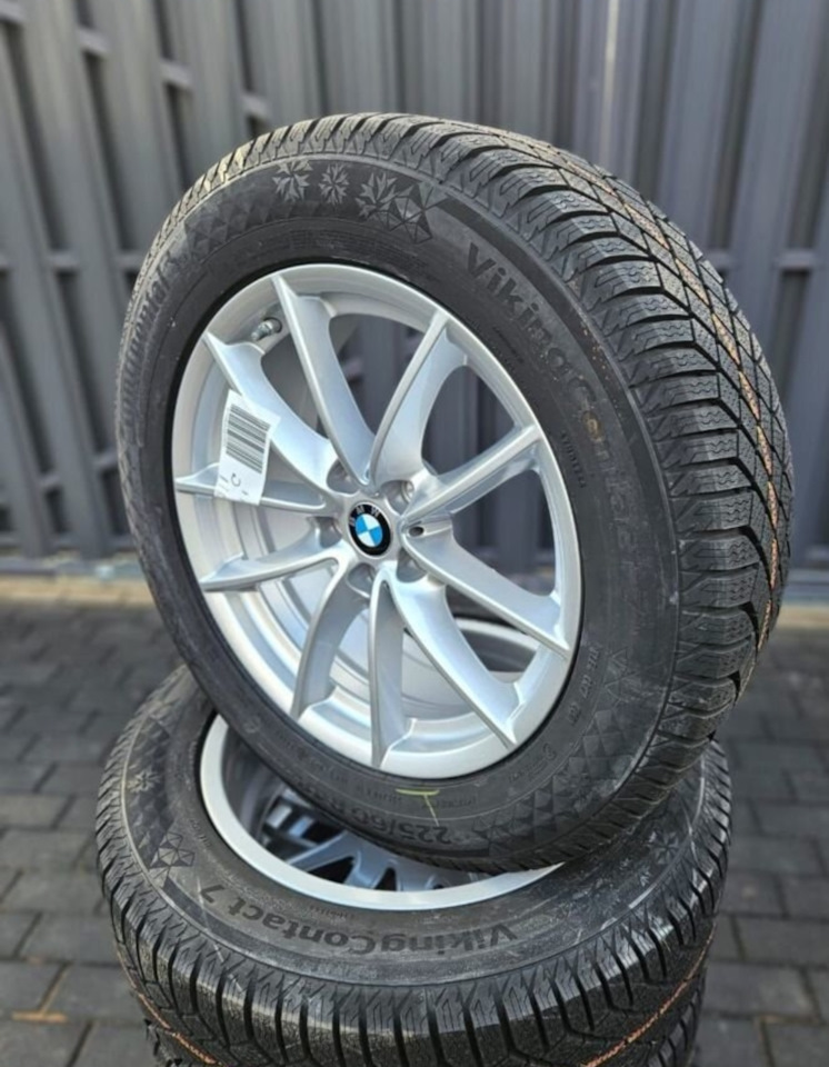 Шины зимние нешипованные Continental 225/60 R18, литые диски Bmw 7Jx18 ...