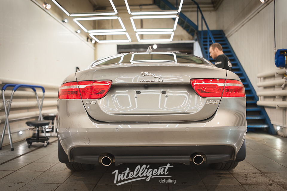 Jaguar XE — полировка и жидкое стекло — intelligentdetailing на DRIVE2