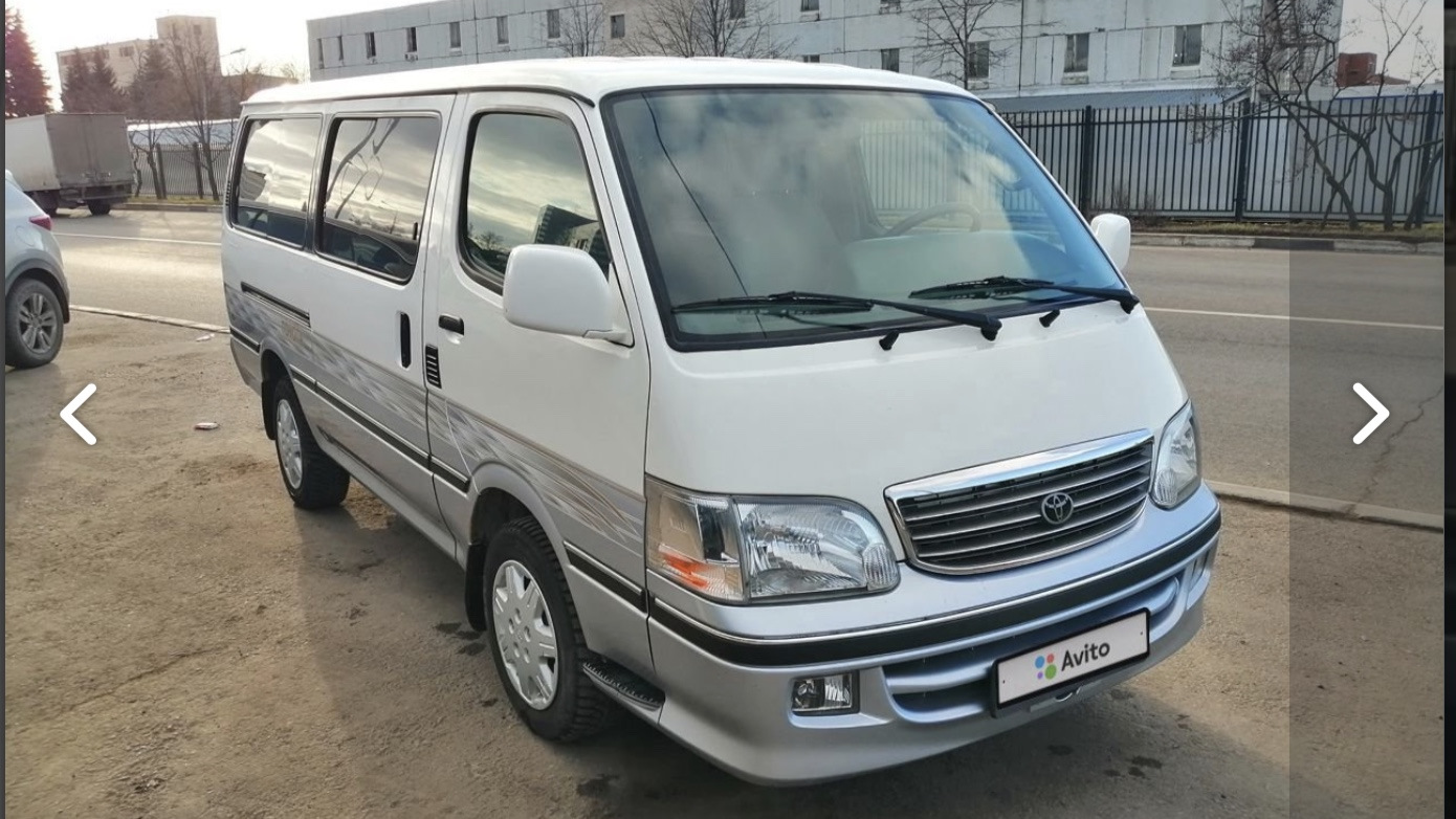 Toyota HiAce (H100) 2.4 бензиновый 2001 | Ася на DRIVE2