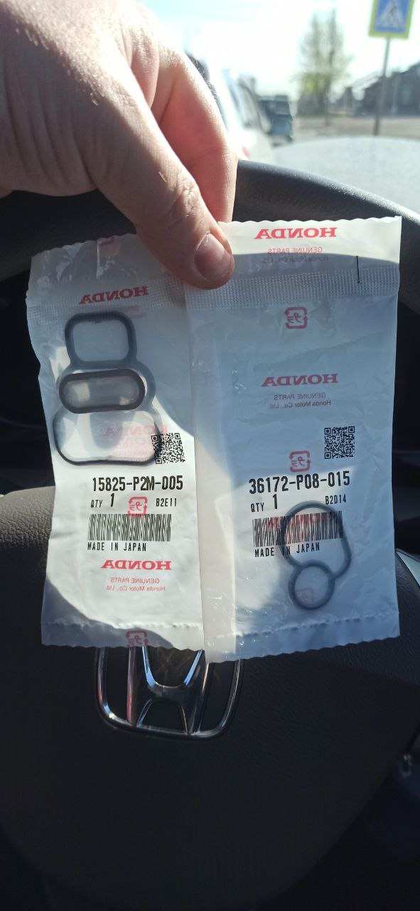 Течь масла на новом (контрактном) двигателе D17A HONDA. Часть 2 ...