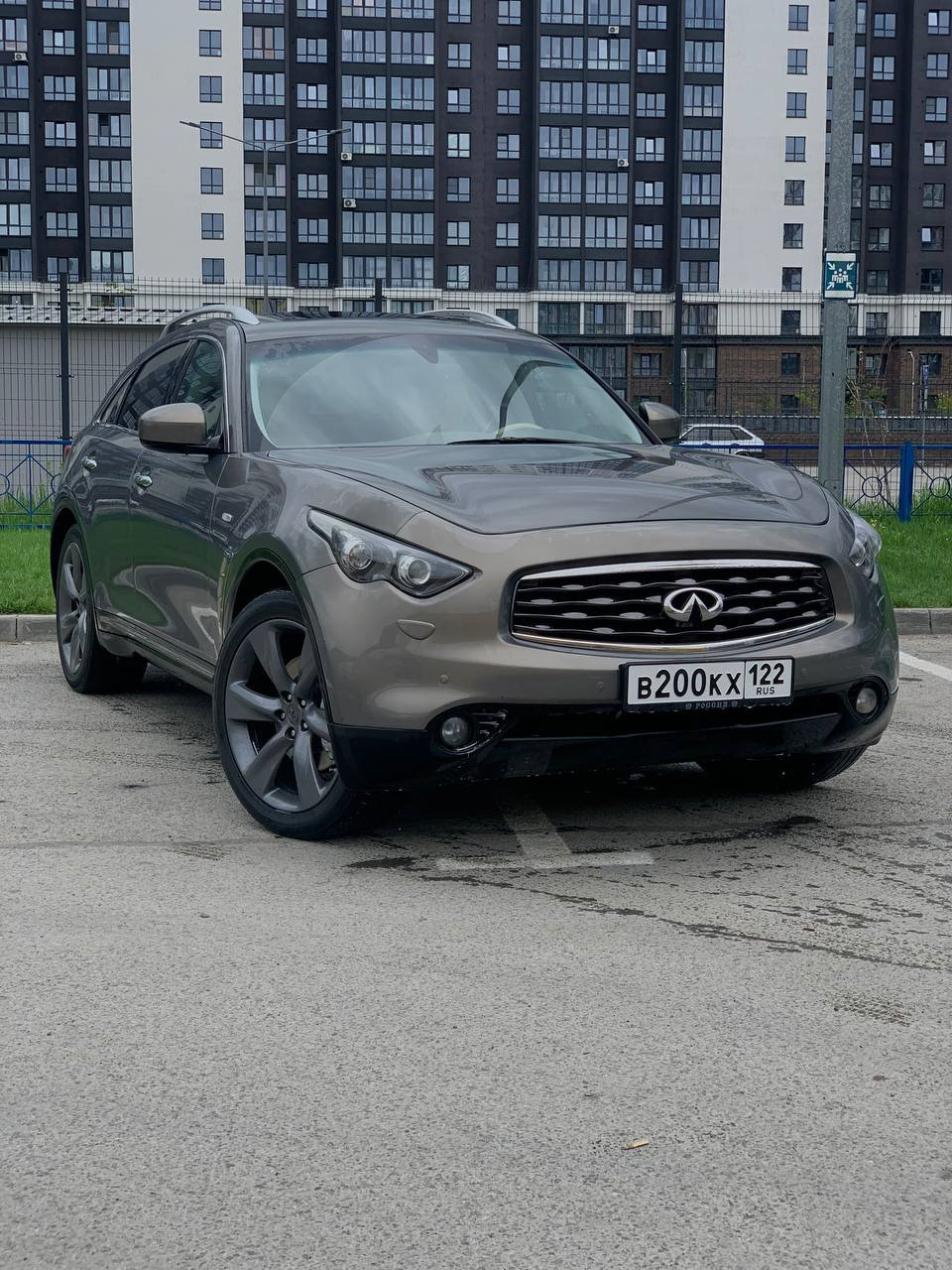 Покрасил! Цвет графит+матовый лак — Infiniti FX (2G), 3,7 л, 2010 года ...