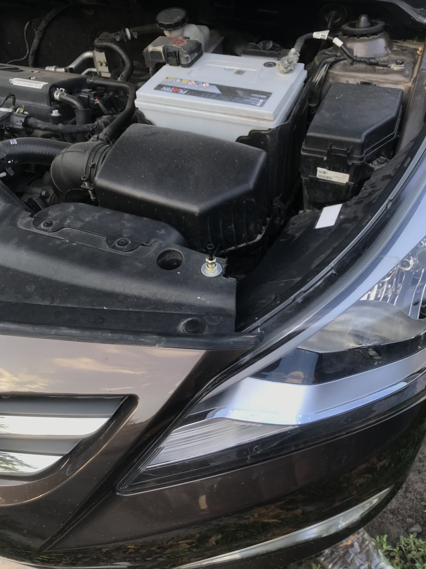 Концевик капота, есть решение — Hyundai Solaris, 1,6 л, 2016 года ...