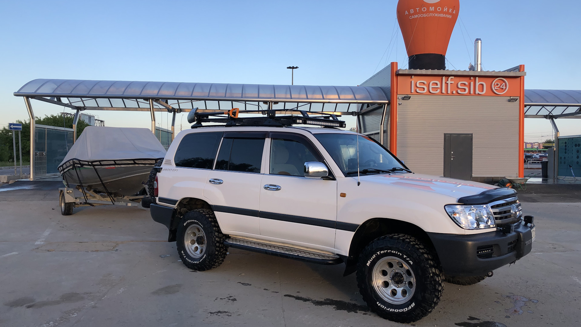 Toyota Land Cruiser 100 4.5 бензиновый 2005 | FZJ105 K2 на DRIVE2