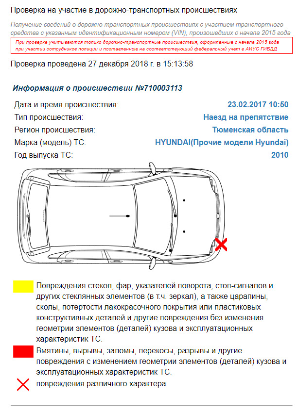 Как работает Проверка по вин ГИБДД? — Hyundai i30 (1G), 1,6 л, 2010 ...