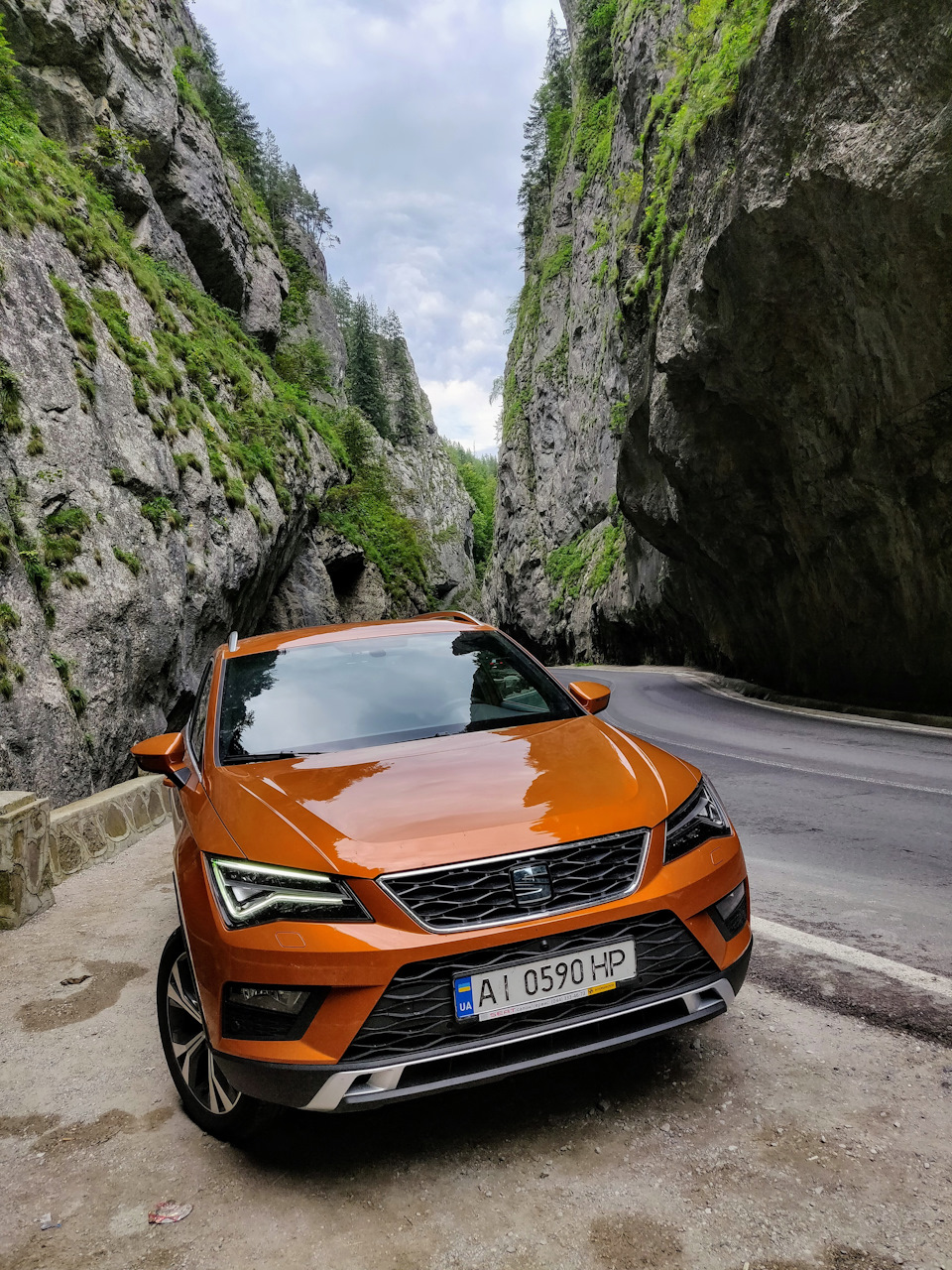 Что может быть лучше горной дороги? Правильно — 2 горных дороги!) — SEAT  Ateca, 2 л, 2017 года | путешествие | DRIVE2