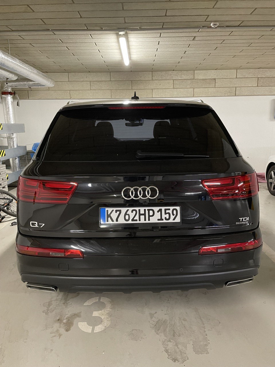 Номера в Европе — Audi Q7 (2G), 3 л, 2016 года | просто так | DRIVE2