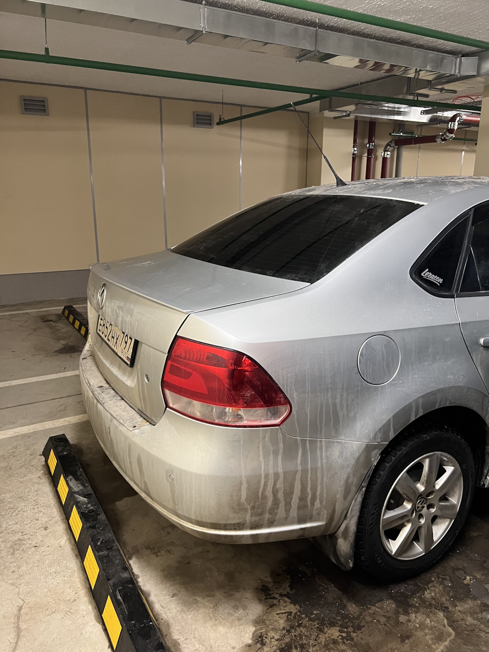 После — Volkswagen Polo Sedan