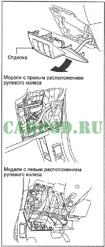Где предохранители хонда шаттл Доработка скрытой проводки регистратора - Honda Fit (2G), 1,5 л, 2011 года своим