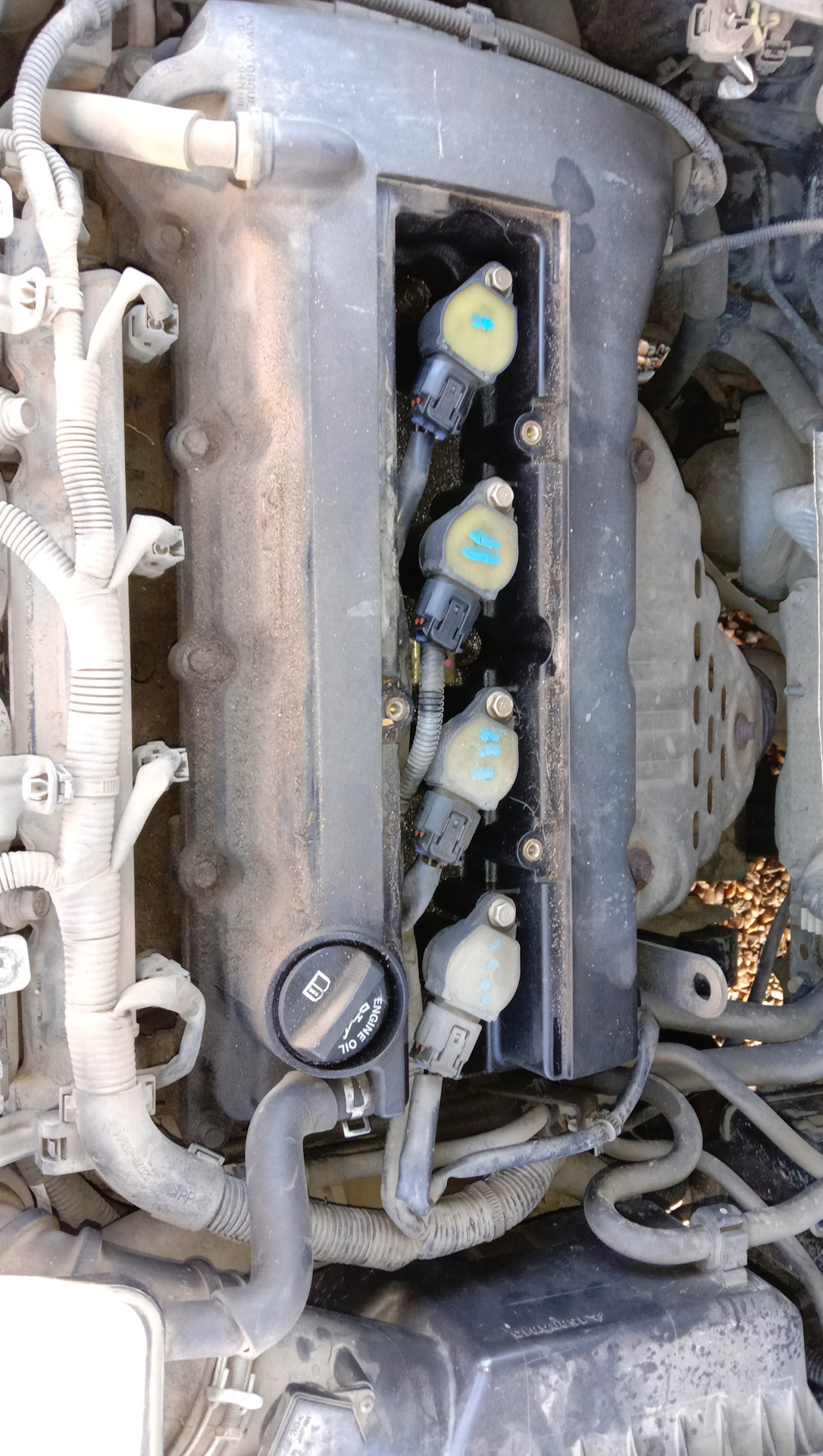 Прокладка клапанной крышки — Mitsubishi Outlander XL, 2,4 л, 2007 года ...