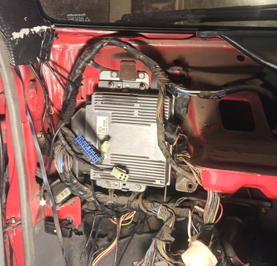 ЭБУ — SIEMENS FENIX 5 во всей красоте. — KIA Pride (1G)