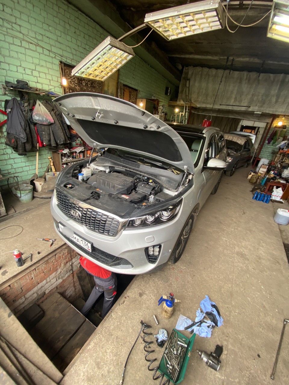 Промежуточное ТО (для себя) — KIA Sorento (3G), 2,2 л, 2018 года ...