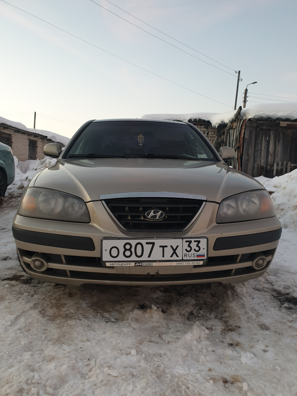 Поставил на учёт. — Hyundai Elantra (3G), 1,6 л, 2005 года | покупка машины  | DRIVE2