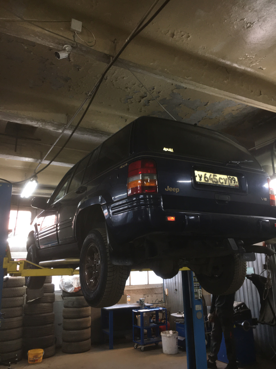 замена втулок и стоек стаба перед + зад — Jeep Grand Cherokee (ZJ), 5,2 ...