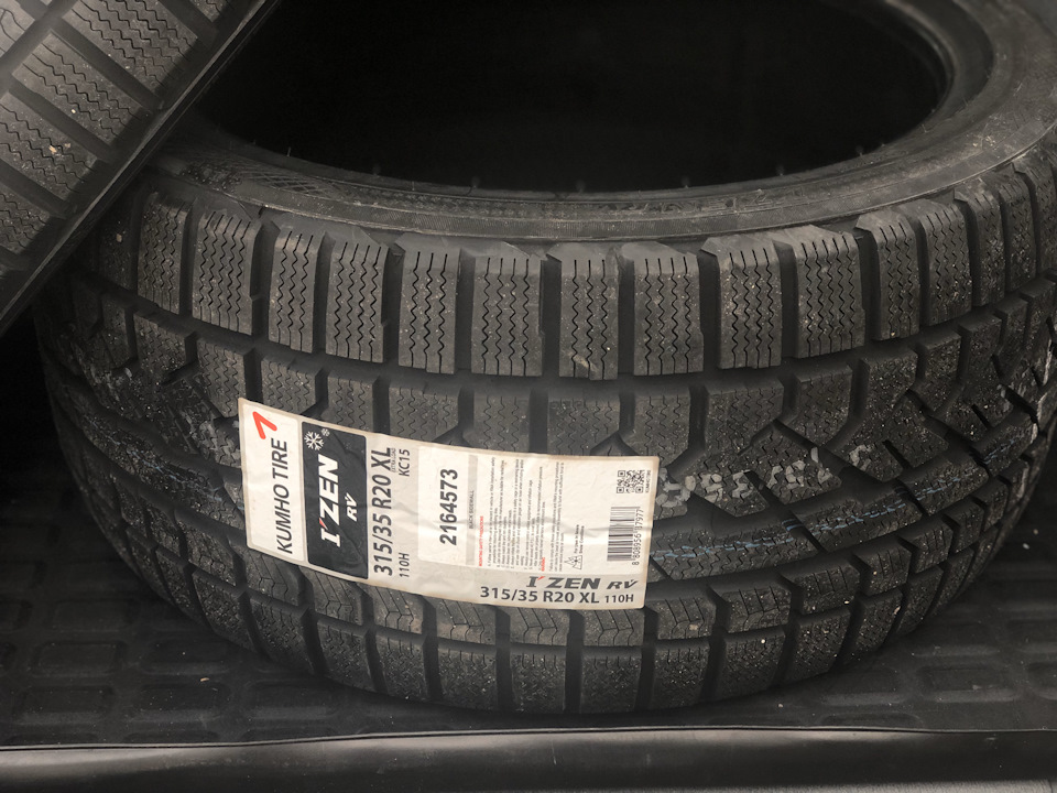 Подготовка к зиме. Шины Kumho I’ZEN. — BMW X5 (E53), 3 л, 2004 года ...