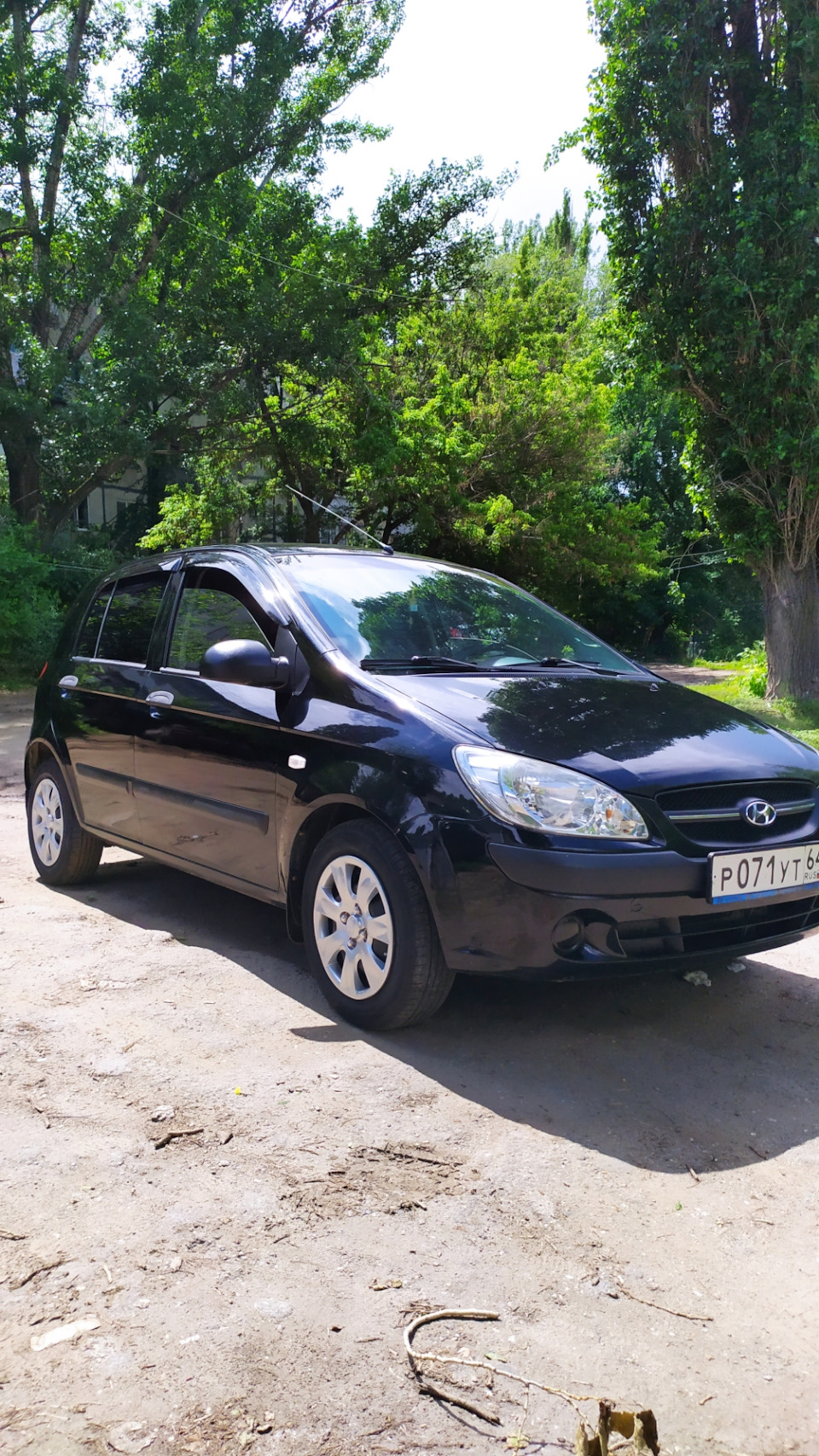 Тонировка — Hyundai Getz, 1,4 л, 2009 года | стайлинг | DRIVE2