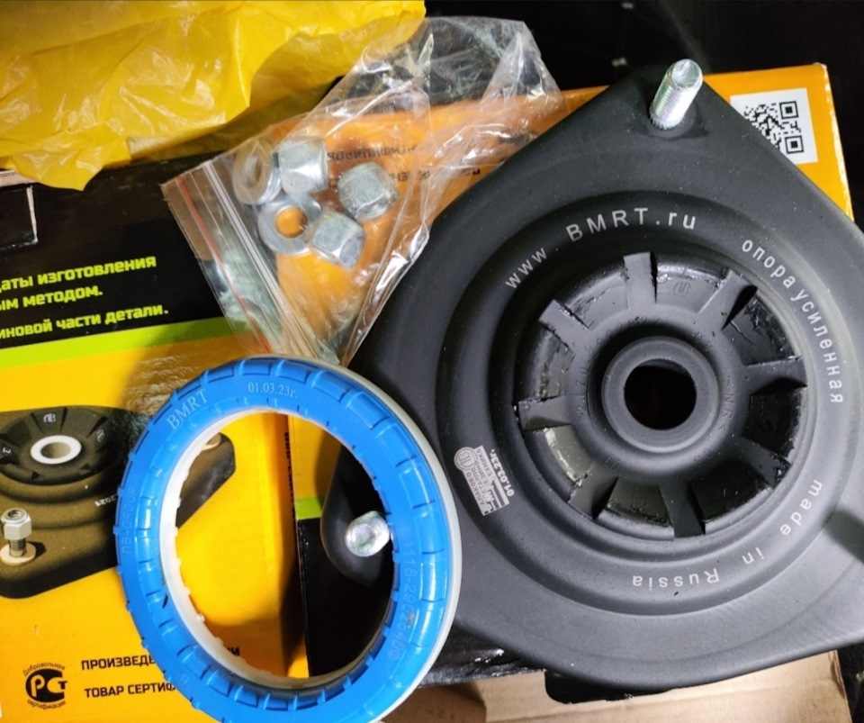 Замена Опор стоек и опор двигателя — Lada Приора седан, 1,6 л, 2008 ...