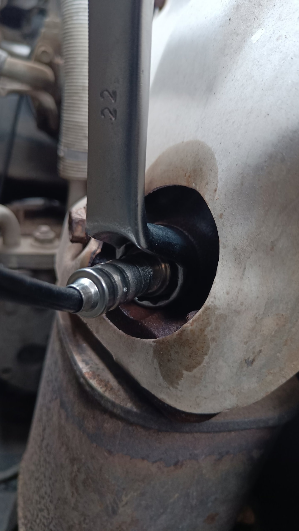 Установка датчика кислорода с Китая — Chevrolet Lacetti 5D