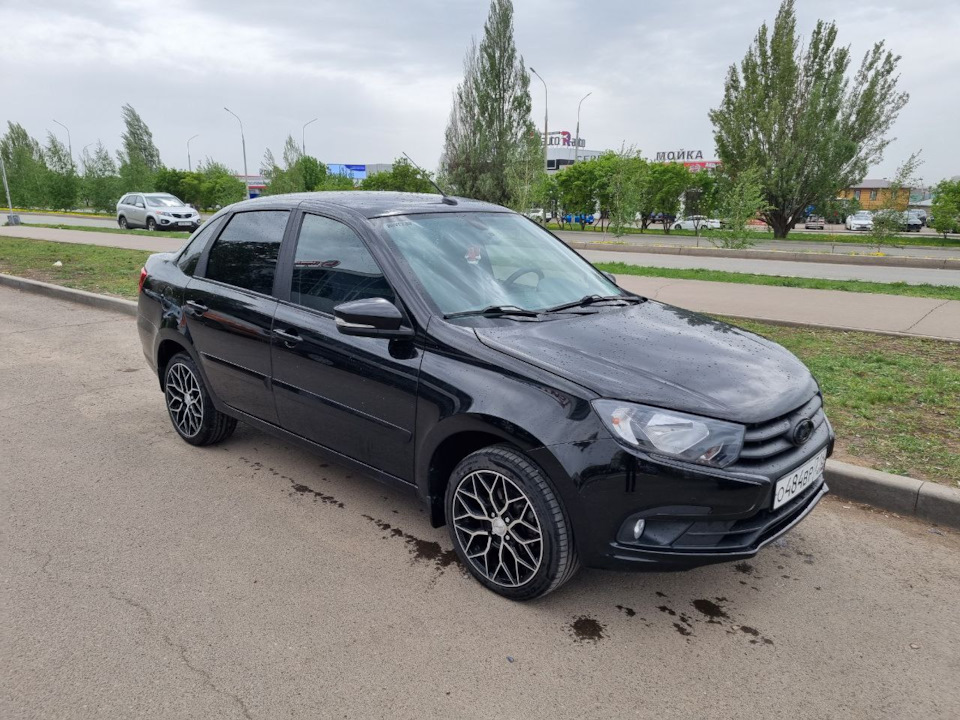 Замена термоэлемента и тормозных колодок — Lada Гранта (2G) FL, 1,6 л ...