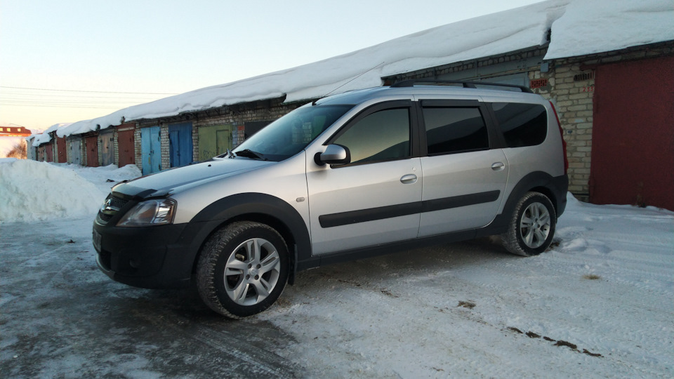 Выхлоп для кросса из нержавейки. — Lada Largus Cross, 1,6 л, 2018 года ...