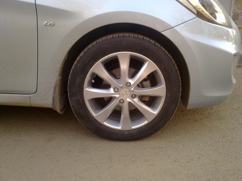 Подбор литых дисков, кузовной ремонт в Ауди-центре — Hyundai Solaris ...