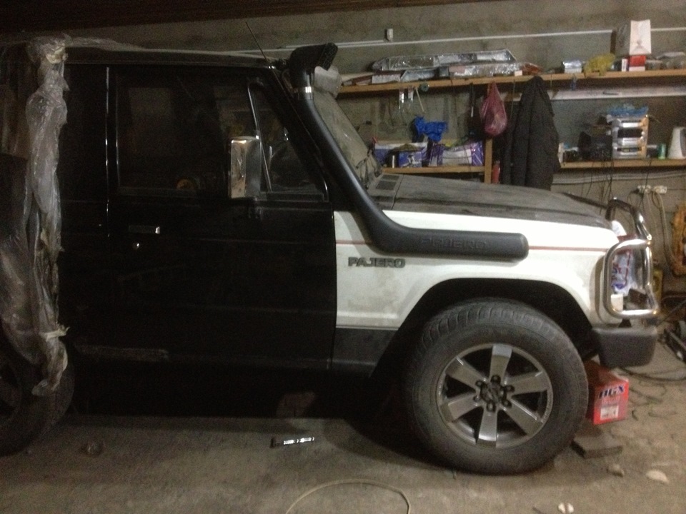 шноркель — Mitsubishi Pajero (1G), 3 л, 1989 года | аксессуары | DRIVE2