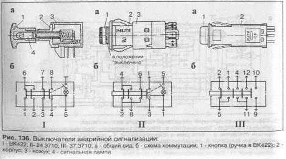 Камазовский переключатель света схема подключения Кнопка аварийки - Москвич 2140, 2 л, 1983 года электроника DRIVE2